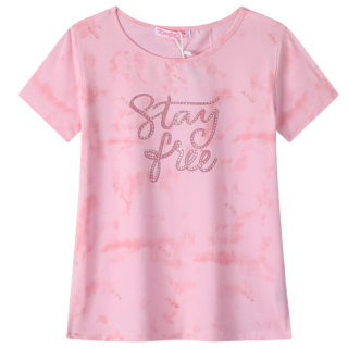 DÍVČÍ TRIČKO růžové Kugo ST3596