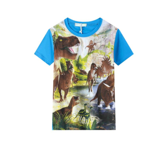 CHLAPECKÉ TRIČKO modré Kugo MC9856