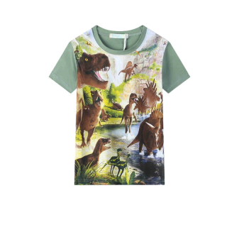 CHLAPECKÉ TRIČKO khaki Kugo MC9856