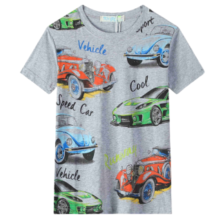 CHLAPECKÉ TRIČKO šedé Kugo MC9858