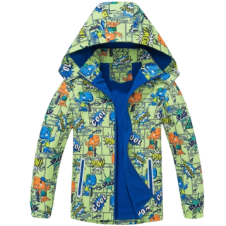 Chlapecká BUNDA letní/jarní zelená Kugo B2870