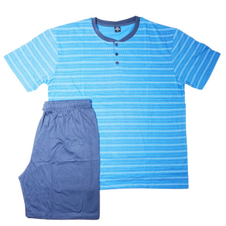 Pánské letní pyžamo modré N-feel MC2453