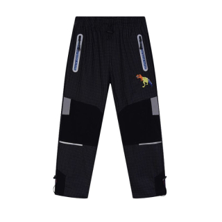 Chlapecké outdoorové kalhoty Kugo černé/šedé G8860
