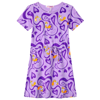 DÍVČÍ ŠATY fialové Kugo DS9398