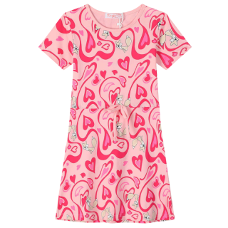 DÍVČÍ ŠATY růžové Kugo DS9398
