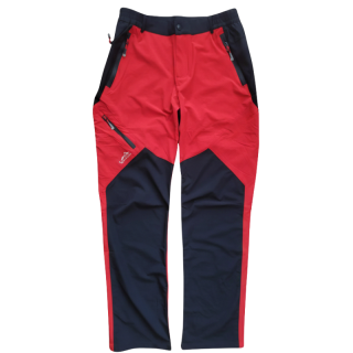 Dámské SOFTSHELLOVÉ KALHOTY černá/červená Temster 23010