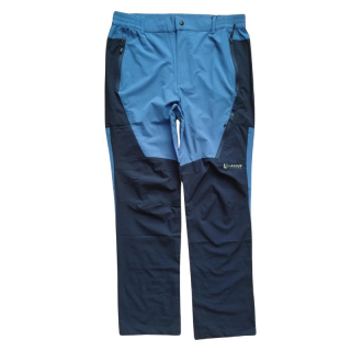 Pánské SOFTSHELLOVÉ KALHOTY černá/modrá Temster 23001