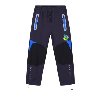 Dětské softshellové kalhoty nezateplené šedé Kugo HK8580