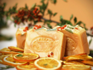 Přírodní mýdlo  Citrusový rakytník 50g