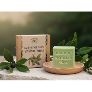 Přírodní mýdlo Laurus nobilis 40% vavřínové 50g