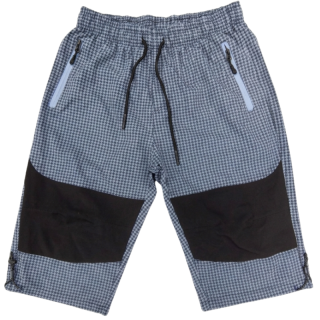 Pánské outdoorové 3/4 kalhoty modré Sezon AK536