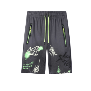 Chlapecké šortky tm.šedé Kugo MS9891