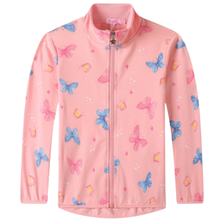 DÍVČÍ MIKINA meruňková Kugo SM3537