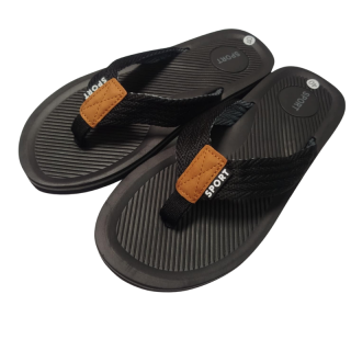 Gumové žabky pánské černé Listar 18552