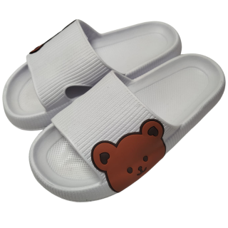 Gumové pantofle dámské bílé CAMO 28065B