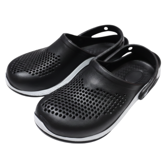 Dámské gumové nazouváky černá/bílá Listar 28015B