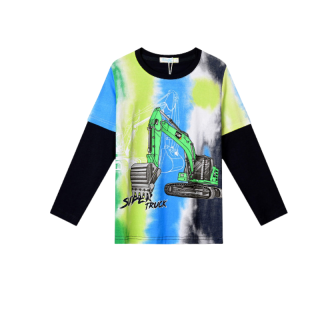 CHLAPECKÉ TRIČKO tm.modré Kugo HC9308