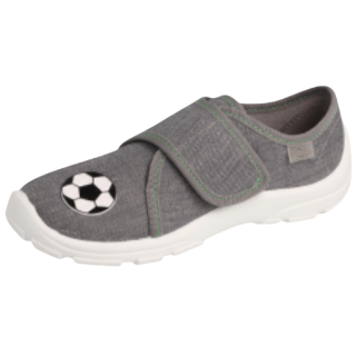CHLAPECKÉ bačkory šedé fotbal BEFADO  974Y585