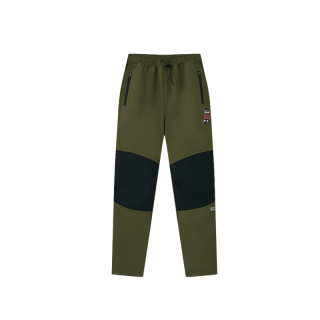 Chlapecké SOFTSHELLOVÉ KALHOTY ZATEPLENÉ khaki B2592