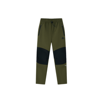 Chlapecké SOFTSHELLOVÉ KALHOTY ZATEPLENÉ khaki Wolf B2595B