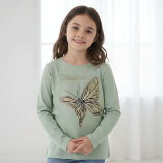 DÍVČÍ TRIČKO hráškové Kugo MS7102