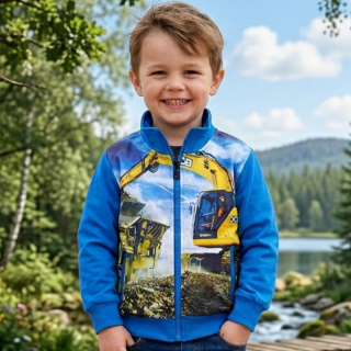 CHLAPECKÁ MIKINA modrá Kugo MM9837