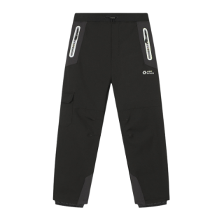 Dětské softshellové kalhoty zateplené černé Kugo HK5066
