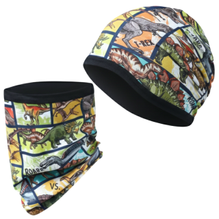 Dětská čepice a nákrčník Dino CF5620 Kugo