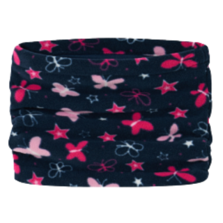 Dívčí fleesový nákrčník tm.modrý Wolf W2501