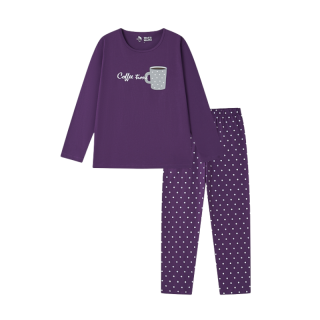 Dámské pyžamo fialové Wolf D2544B