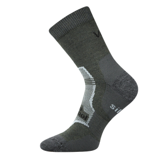 Ponožky zimní vlněné zelené Granit  Fuski Boma