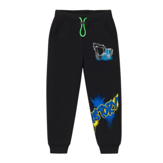 CHLAPECKÉ TEPLEJŠÍ TEPLÁKY černé Kugo GM9793