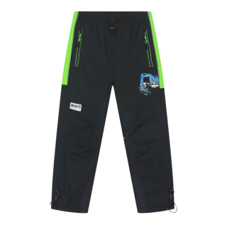 Chlapecké ZATEPLENÉ KALHOTY černé Kugo DK8501