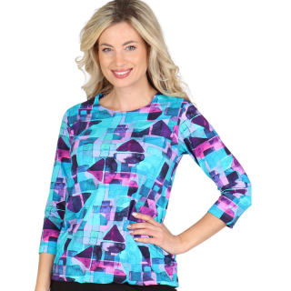 Dámské tričko Ebylia 509  modrá Evona 