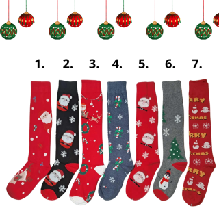 Vánoční klasické podkolenky Aura.Via NTP 9302