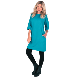 Dámské šaty Rosa 965 petrolejová Evona