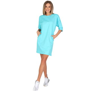 Dámské šaty Rosa 292 tyrkysová Evona