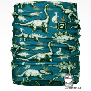 Chlapecký fleesový nákrčník petrolejový Dino Yetti Dráče