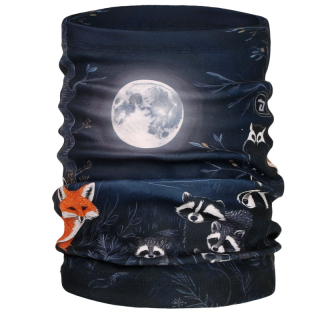 Dětský fleesový nákrčník tm.modrý zvířátka  Yetti Dráče