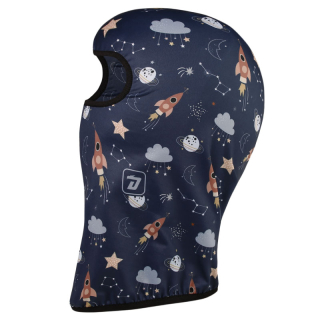 Funkční kukla modrá vesmír Dráče