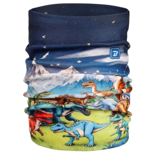 Dětský fleesový nákrčník modrá Dino Yetti Dráče