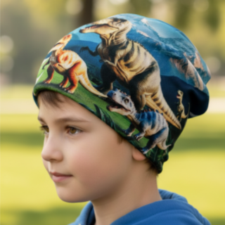 Chlapecká funkční čepice Bruno Dino modrá B208 Dráče