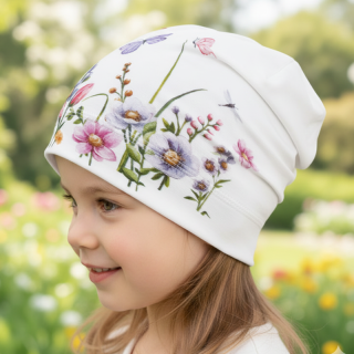 Dívčí ČEPICE Polo bílá Ba68 Dráče