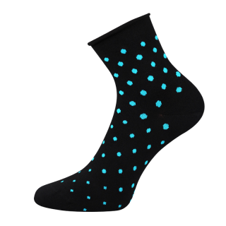 Voxx Flagran Ponožky dámské puntík černé