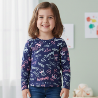 Dívčí tričko tm.modré Sezon M05