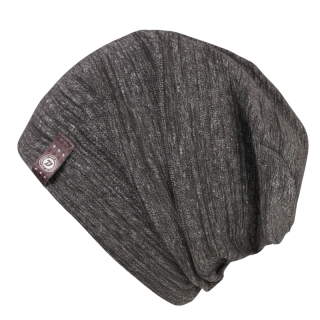 DĚTSKÁ ČEPICE Alan tmavě šedý melír Dráče