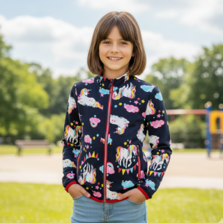 DÍVČÍ MIKINA černá Kugo EM9326