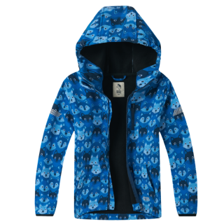 Chlapecká softshellová bunda s fleesem Wolf and Wolfie B2664