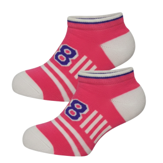 Dětské kotníkové ponožky růžové Design Socks