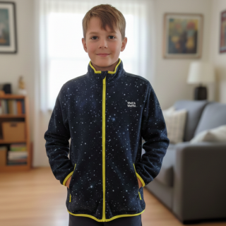 Chlapecká mikina černá Wolf & Wolfie M2641